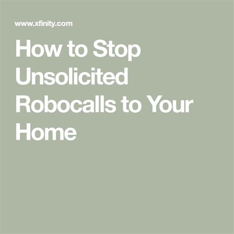 xfinity 646|How To Stop Unsolicited Robocalls to Your Home .